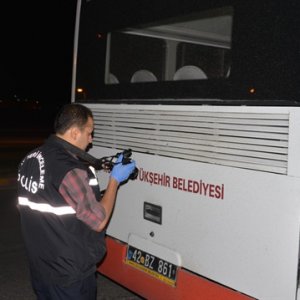 Belediye otobüsüne silahlı saldırı