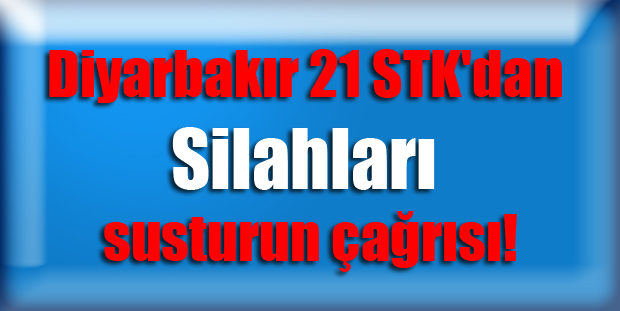 Diyarbakır’daki sivil toplum örgütlerinden ‘silahları susturun’ çağrısı
