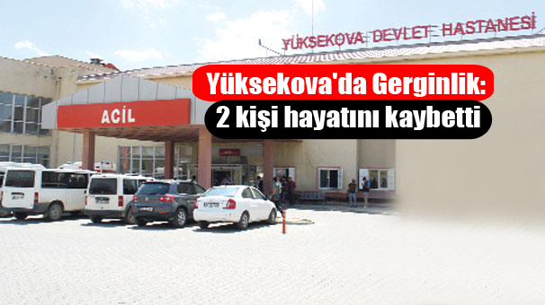 Yüksekova’da Gerginlik: 2 kişi hayatını kaybetti
