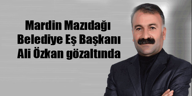 Mardin Mazıdağı Belediye Eş Başkanı gözaltında