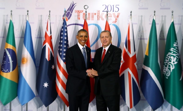 Erdoğan-Obama görüşmesi başladı
