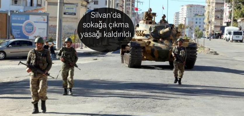 Silvan’da sokağa çıkma yasağı kaldırıldı