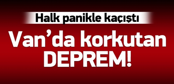 Van’da 4.5 büyüklüğünde deprem