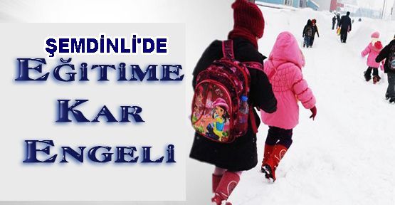 Şemdinli’de okullar birgün tatil edildi