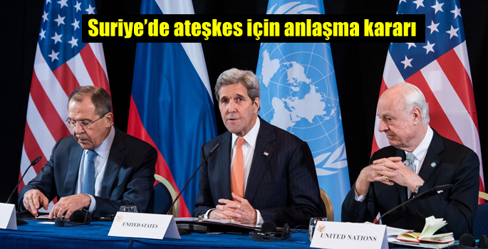 Suriye’de ateşkes için anlaşma kararı
