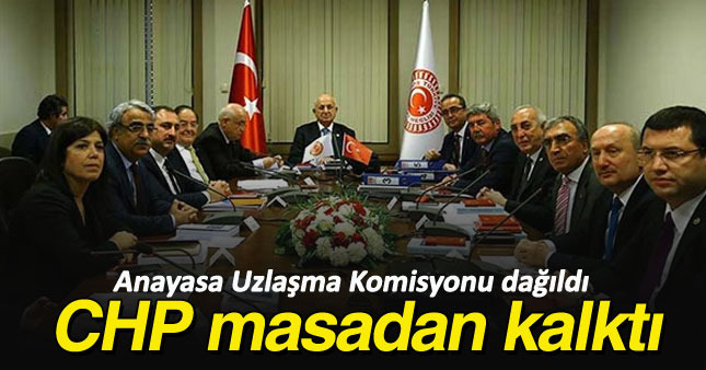 Anayasa Uzlaşma Komisyonu dağıldı