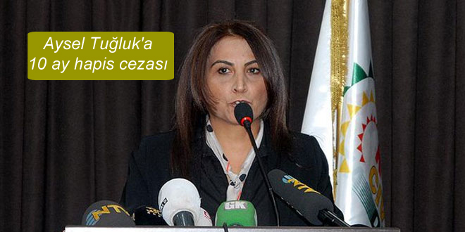 Aysel Tuğluk’a 10 ay hapis cezası