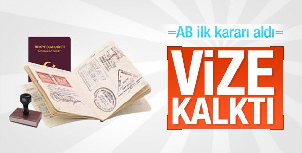 AB Komisyonu Türkiye’ye vize kararını verdi