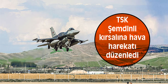 Şemdinli kırsalına hava harekatı