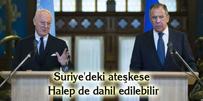 Suriye’deki ateşkese Halep de dahil edilebilir