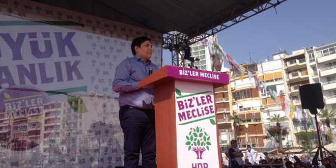 HDP İzmir İl Eş Başkanı ve 6 yöneticiye Syriza için hapis cezası