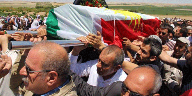 Kürt siyasetçi Feridun Yazar son yolculuğuna uğurlandı