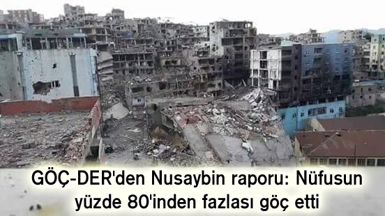 GÖÇ-DER’den Nusaybin raporu: Nüfusun yüzde 80’inden fazlası göç etti –
