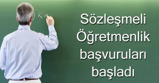 Sözleşmeli öğretmenlik için ön başvurular başladı!