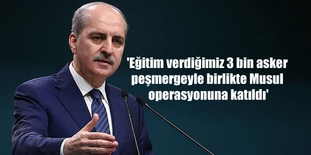 ‘Eğitim verdiğimiz 3 bin asker peşmergeyle birlikte Musul operasyonuna katıldı’