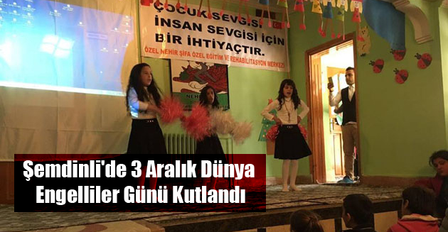 Şemdinli’de 3 Aralık Dünya Engelliler Günü Kutlandı