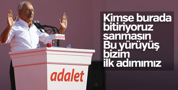 Kemal Kılıçdaroğlu kürsüde: Korku gömleğini toptan çöpe attık
