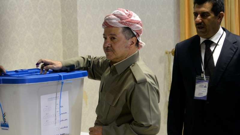 Bağımsızlık referandumu başladı: Barzani oyunu kullandı