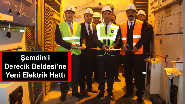 Şemdinli Derecik Beldesi’ne Yeni Elektrik Hattı