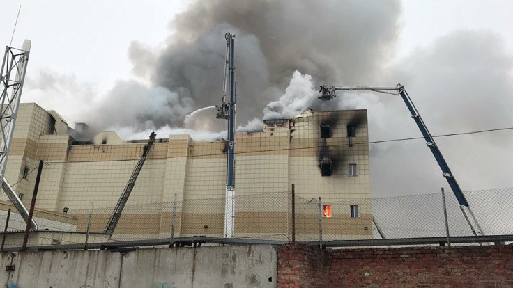 Rusya’da AVM yangını: Ölü sayısı 64’e yükseldi