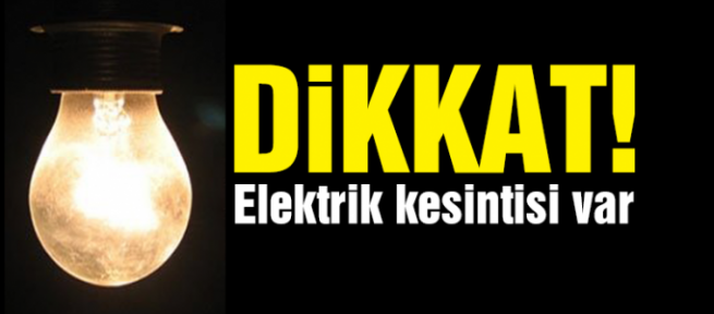 VEDAŞ’tan elektrik kesintisi duyurusu