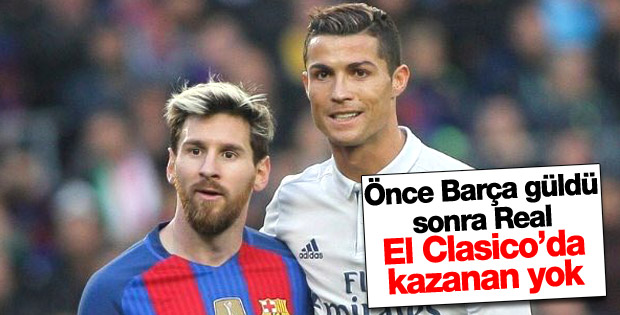 El Clasico’da kazanan yok
