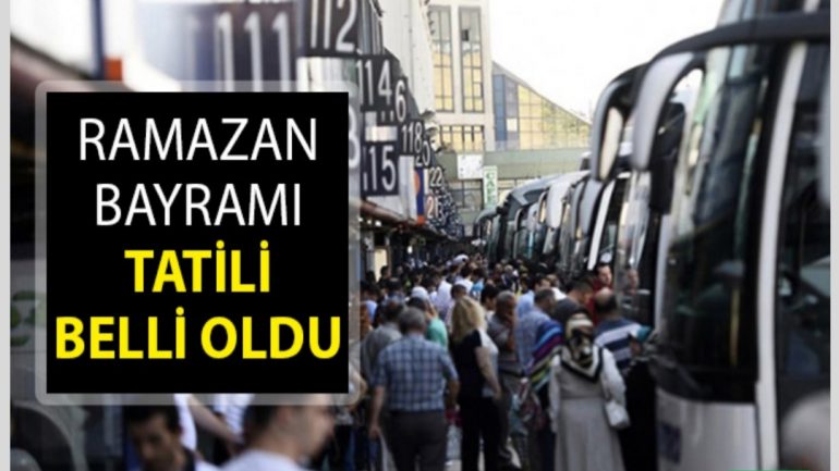 Ramazan Bayramı tatili 9 güne çıkarıldı