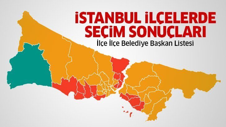 İstanbul’un ilçelerini kim kazandı?