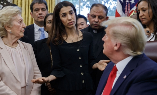 Trump’tan Nadia Murad’a: Sana neden ödül verdiler?