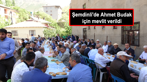 Şemdinli’de Ahmet Budak için mevlit verildi