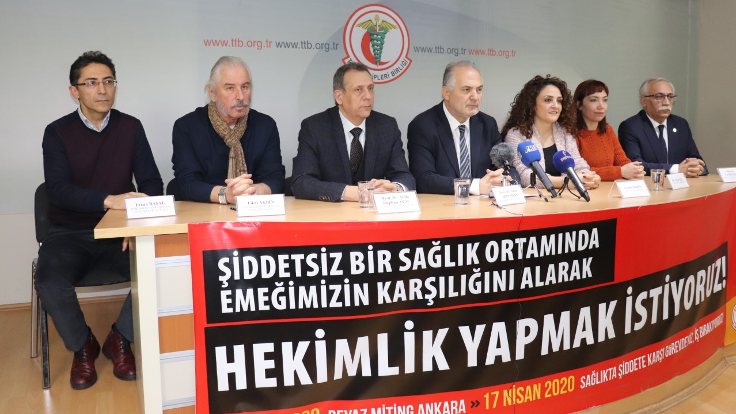 Sağlık çalışanlarından şiddete karşı ‘Beyaz Miting’ çağrısı