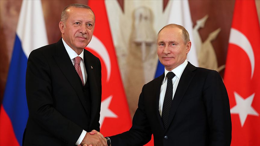 Cumhurbaşkanı Erdoğan, Vladimir Putin’le görüştü