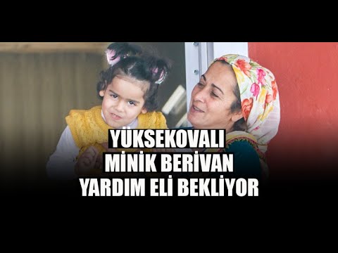 Yüksekovalı minik Berivan yardım eli bekliyor
