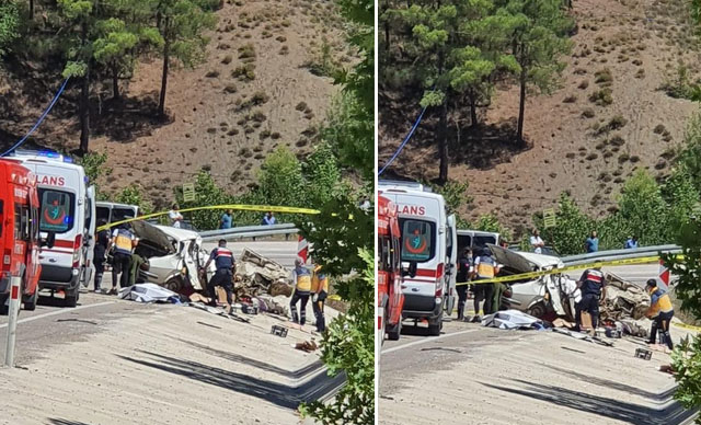 Adana’da düğün yolunda kaza: 5 ölü, 1 yaralı