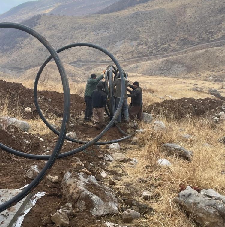Derecik Sınır Kapısı içme suyuna kavuşuyor