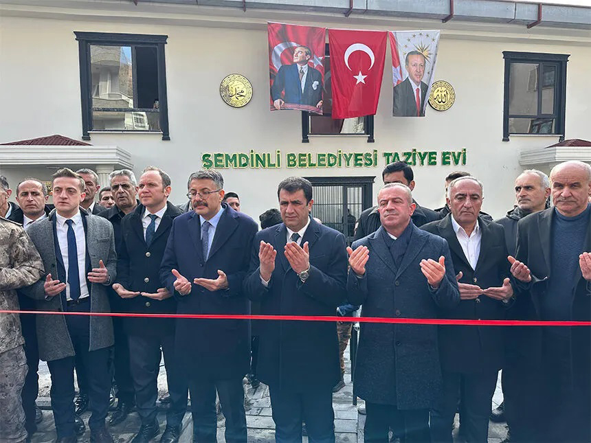 Şemdinli’de bin kişilik taziye evi dualarla hizmete açıldı