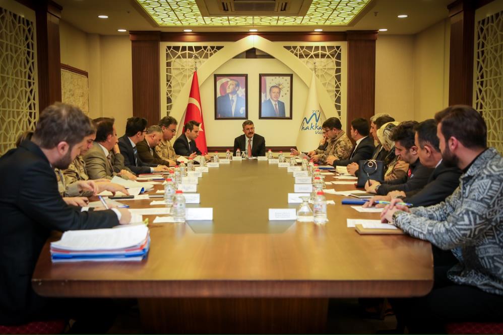 Hakkari’de okul güvenliği toplantısı yapıldı