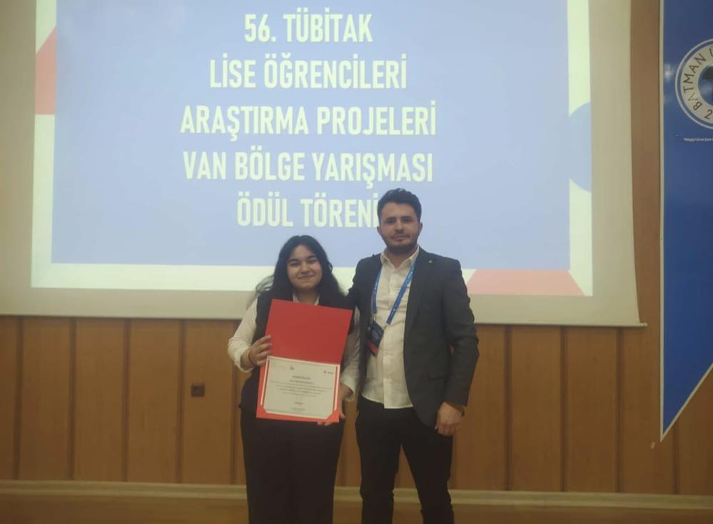 Hakkarili Berivan Bozkurt’un büyük başarısı