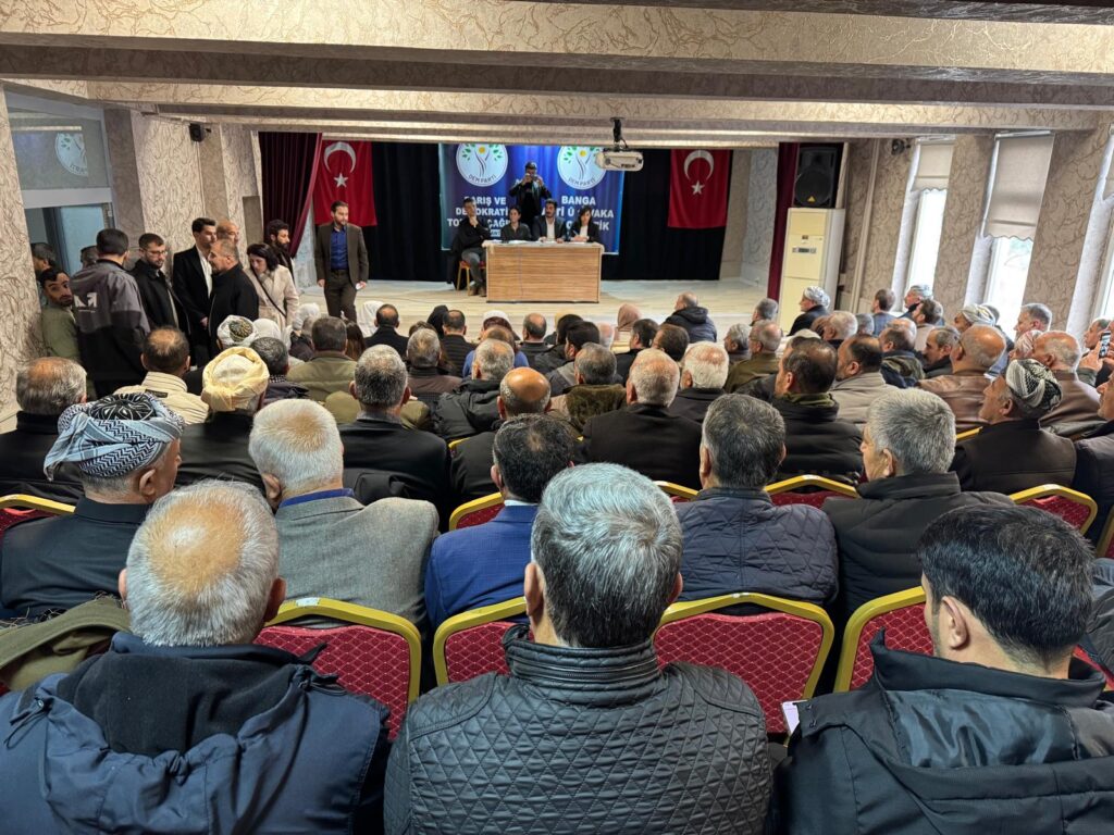 DEM Parti Şemdinli’de halk toplantısı düzenledi