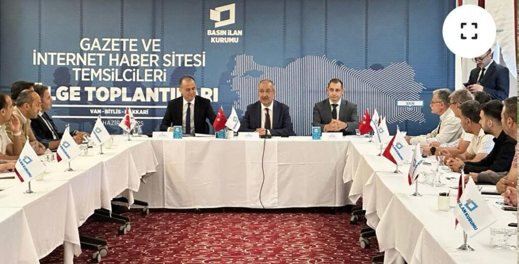 BİK Genel Müdürü Erkılınç Van’da Yerel Gazetecilerle Bir Araya Geldi