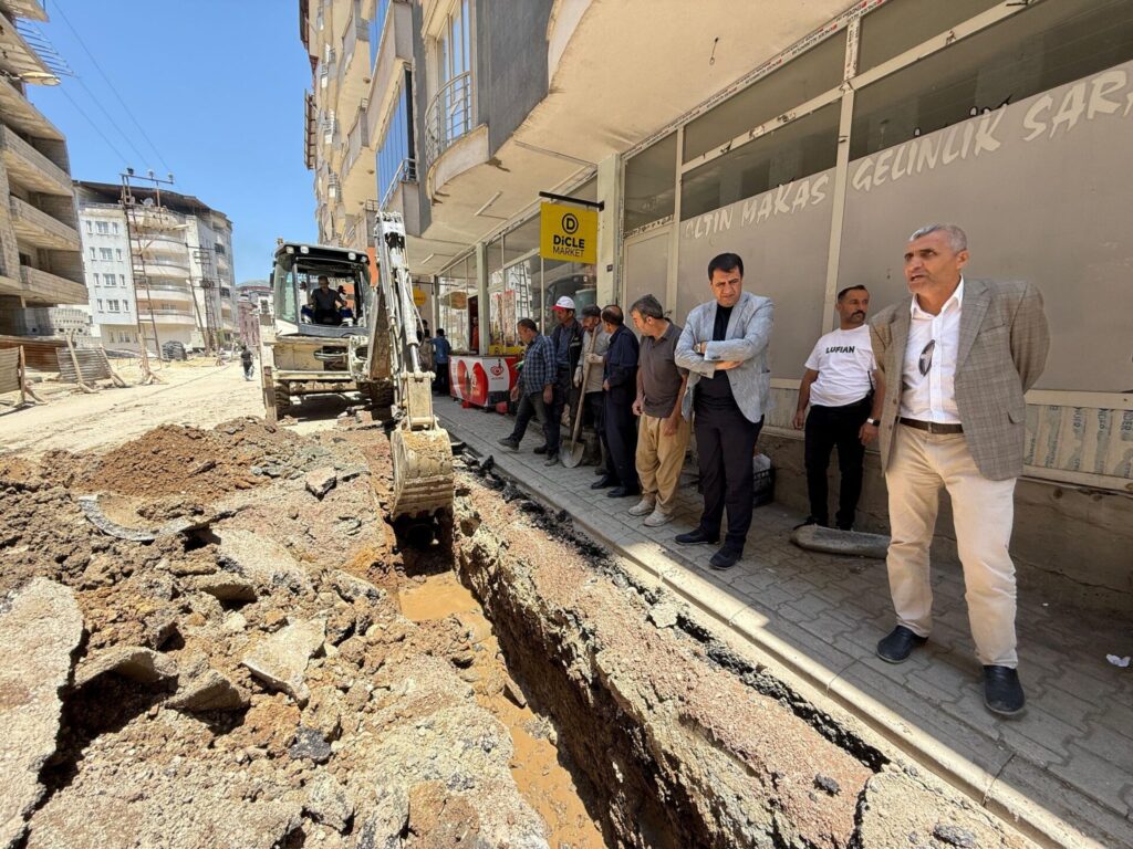 Başkan Şakar, Altyapı Çalışmalarını Yerinde İnceledi