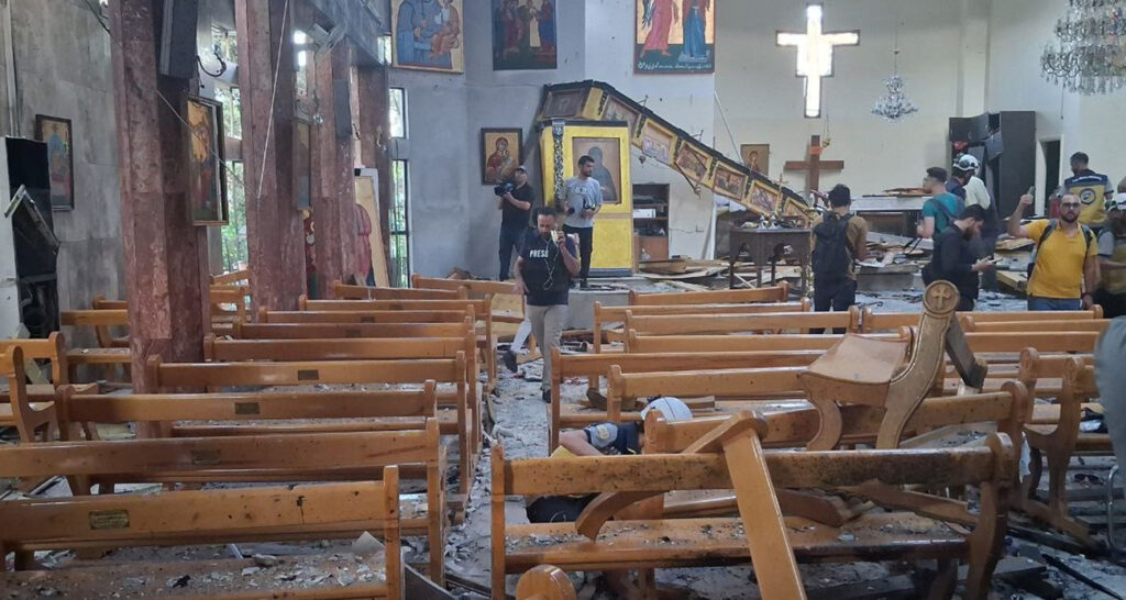 Suriye’de kiliseye bombalı saldırı