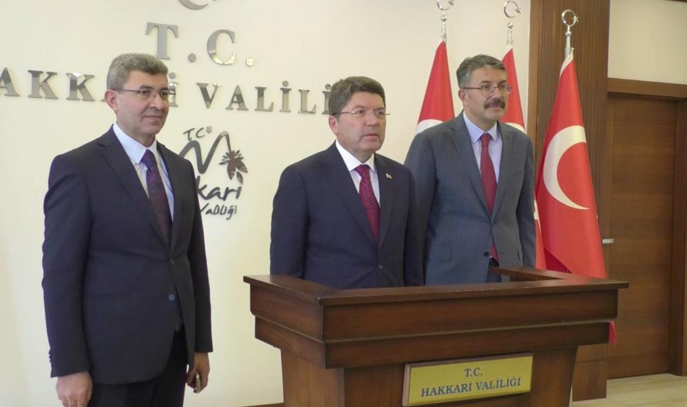 Adalet Bakanı Yılmaz Tunç, Hakkari’de