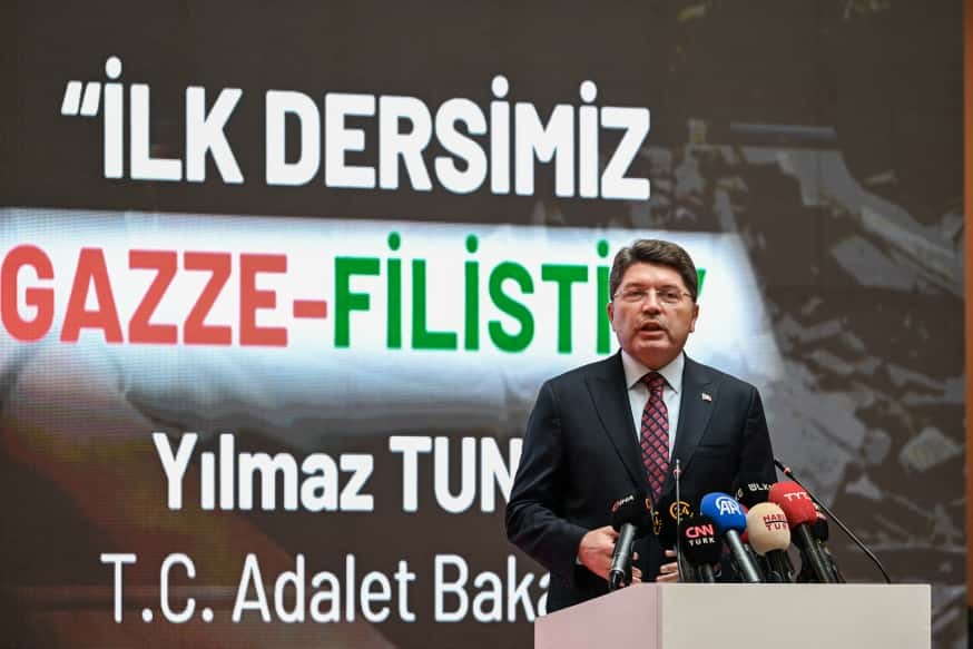 Adalet Bakanı Tunç: “Sorunun kalıcı çözümü özgür bir Filistin devletinin kurulmasından geçiyor”