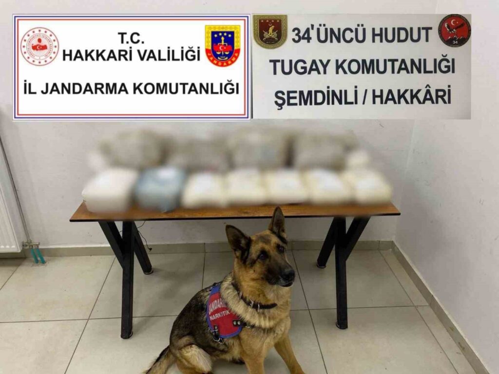 Hakkari’de 23 kilo 650 gram uyuşturucu ele geçirildi