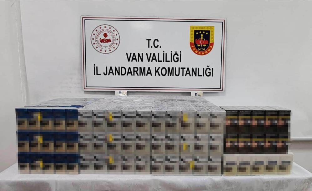 Çaldıran’da bin 230 paket kaçak sigara ele geçirildi
