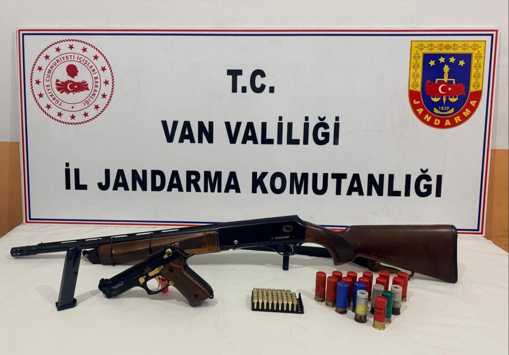 Van’da silah ele geçirildi