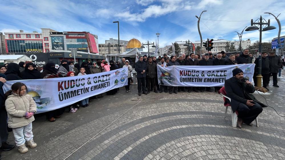 Van’da “Dünya Kudüs Haftası” dolayısıyla basın açıklaması yapıldı
