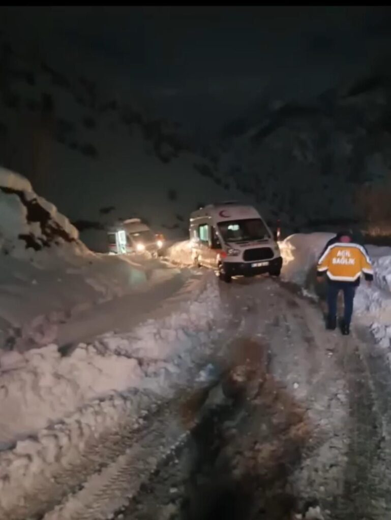 Karla Mücadele Sonuç Verdi: Mezradaki 12 Kişi Kurtarıldı”
