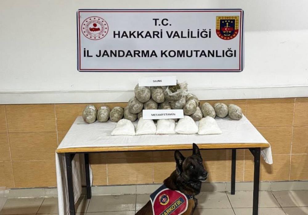 Hakkari’de 22 kilo uyuşturucu ele geçirildi